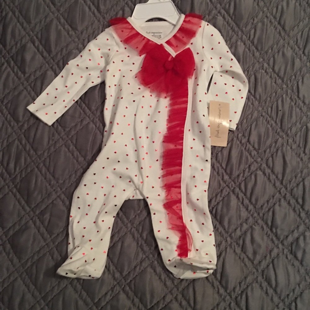 Oh so girly footie pjs